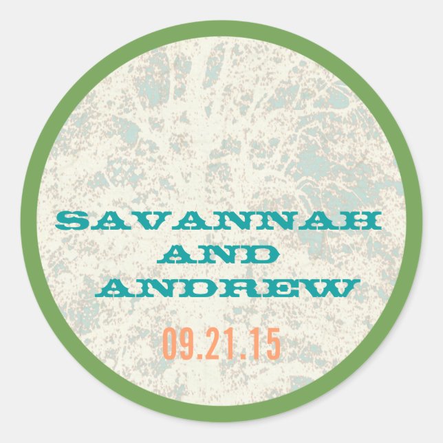 Pegatina de letras de reproducción de árbol de bir (Anverso)