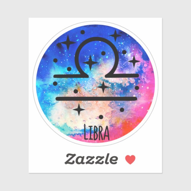 Pegatina de Libra (Hoja)