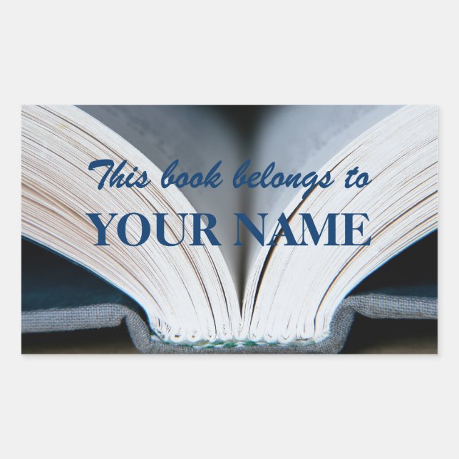 Pegatina de libros (Anverso)