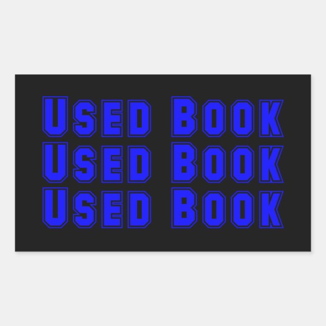 Pegatina de libros usado (Anverso)