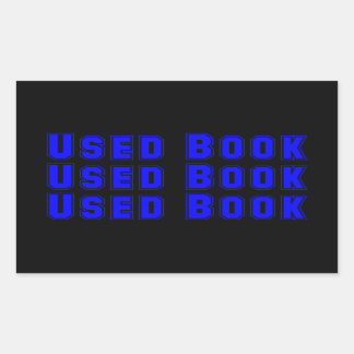 Pegatina de libros usado