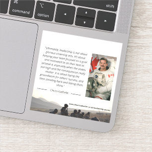 Pegatina de Liderazgo de Chris Hadfield