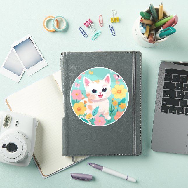 Pegatina de Little Kitty (Funda para iPad)