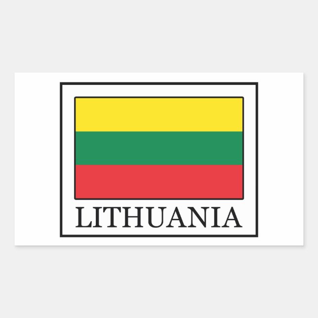 Pegatina de Lituania (Anverso)
