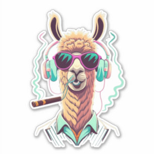 Pegatina de Llama Favor