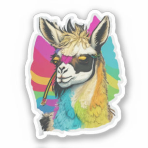 Pegatina de Llama Favor