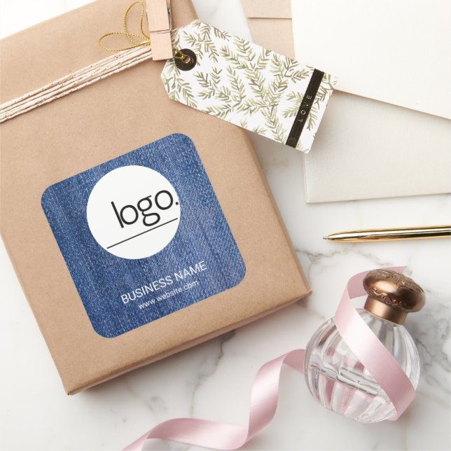 Pegatina DE LOGO DE NEGOCIOS AZULES DE MODA DE TRE (Regalar)