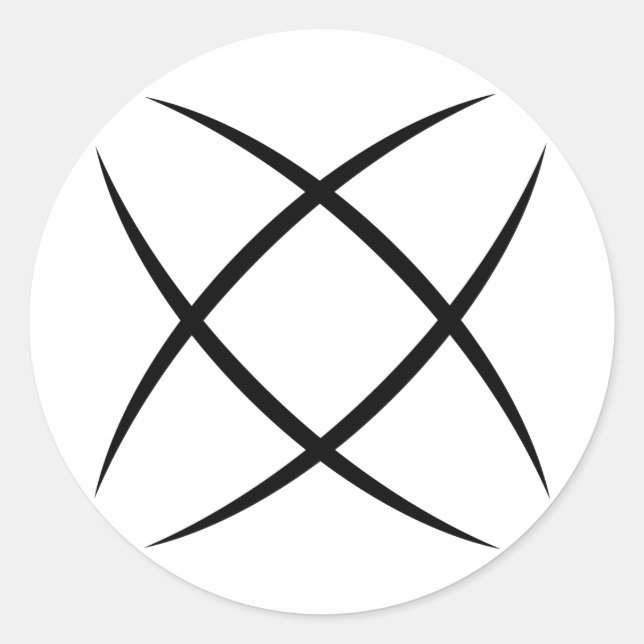 Pegatina de logotipo blanco (Anverso)