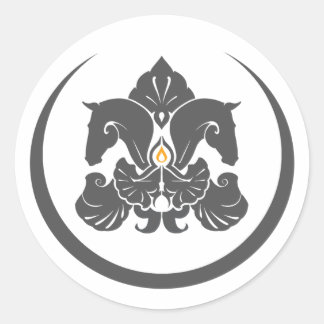 Pegatina de logotipo grande