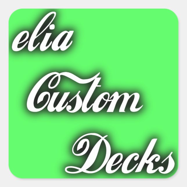 pegatina de logotipo verde (Anverso)