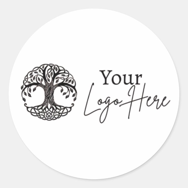 Pegatina de logotipos de personalizable (Anverso)