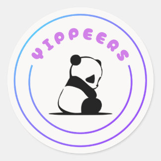 Pegatina de logotipos de Yippeers