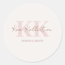 Pegatina de logotipos Minimalistas modernos