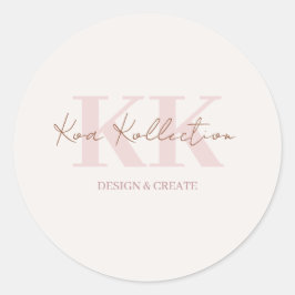 Pegatina de logotipos Minimalistas modernos