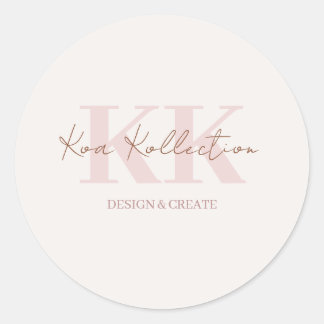 Pegatina de logotipos Minimalistas modernos