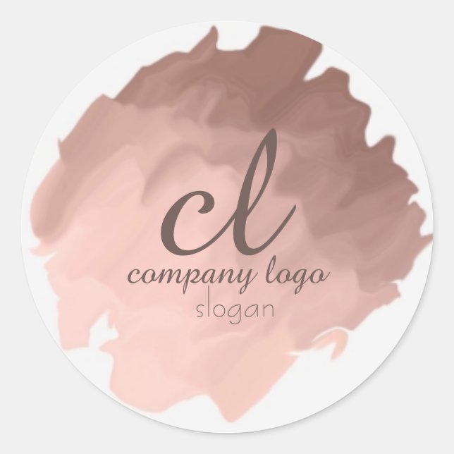 Pegatina de logotipos personalizados (Anverso)