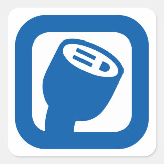 Pegatina de logotipos PlugShare