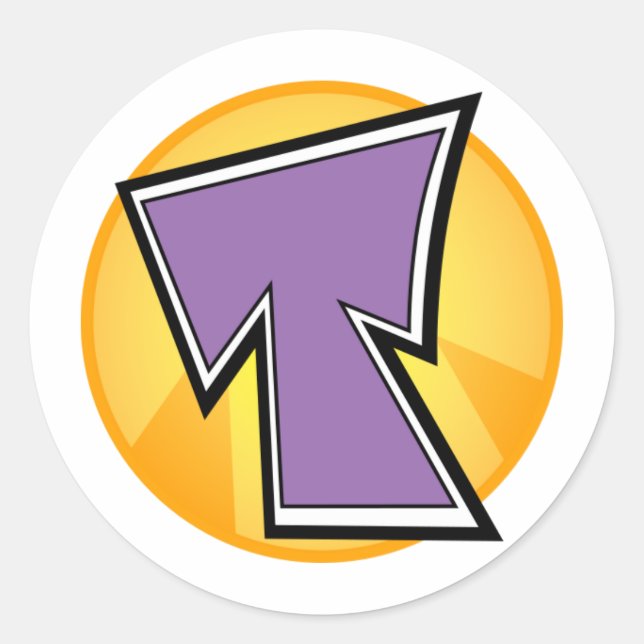 Pegatina de logotipos T (Anverso)
