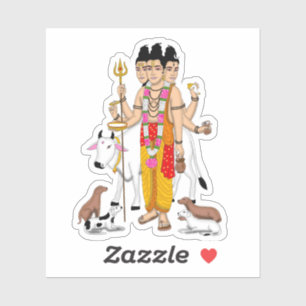 Pegatina de Lord Dattatreya