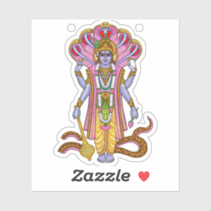 Pegatina de Lord Vishnu