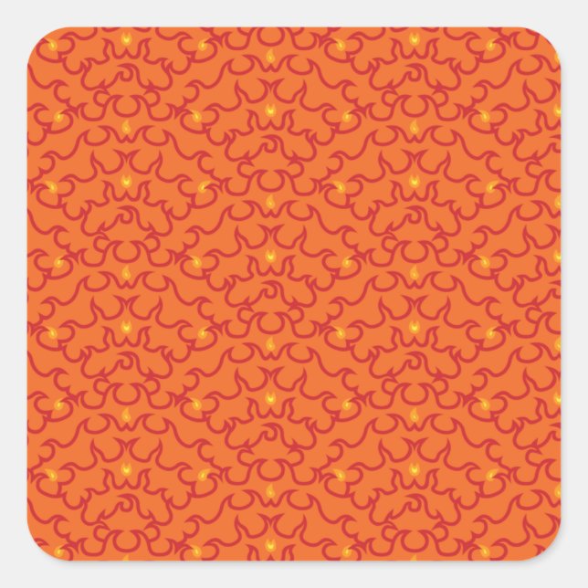 Pegatina de los arcos de fuego (Anverso)