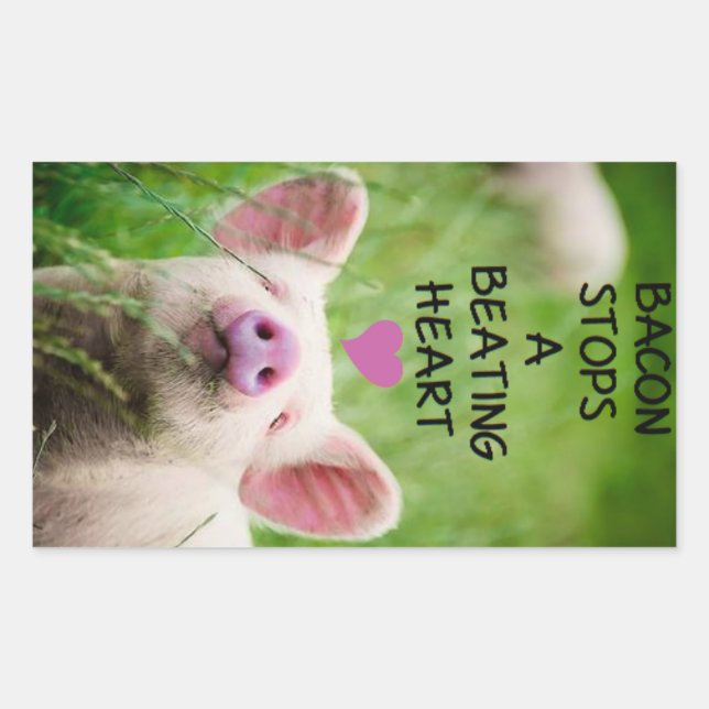 Pegatina de los derechos de los animales. (Anverso)