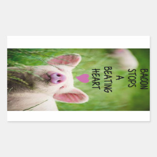 Pegatina de los derechos de los animales.