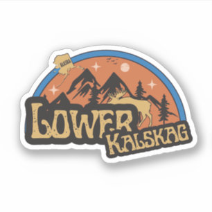 Pegatina de Lower Kalskag, Alaska