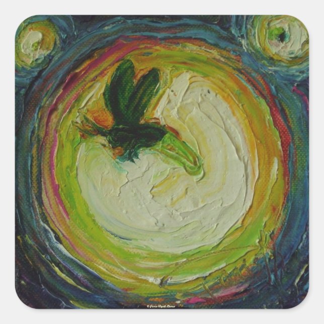 Pegatina de luciérnagas (Anverso)