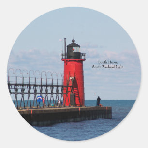 Pegatina de luz South Haven South Pierhead