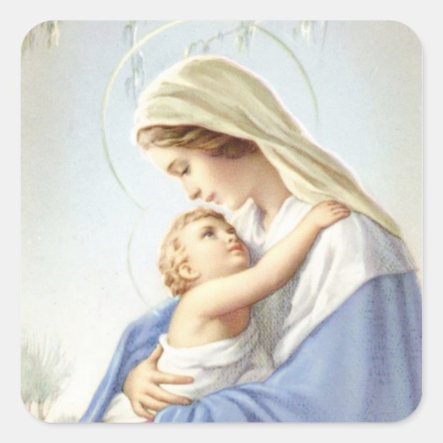 Pegatina de madre e hijo (Anverso)