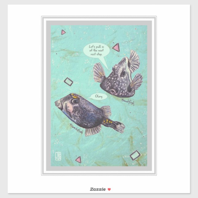 Pegatina de maleta de vinilo de 14" x 14" (Hoja)