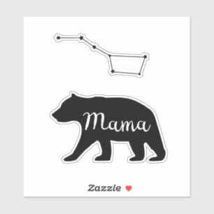 Pegatina de Mamá Osa.