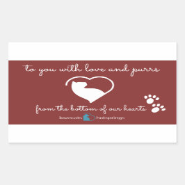 pegatina de manantiales de lovecats