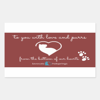 pegatina de manantiales de lovecats