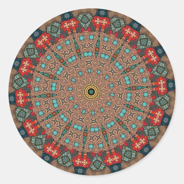 Pegatina de Mandala (Anverso)