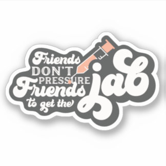 Pegatina de mandato anti-vacuna