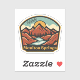 Pegatina de Manitou Springs, Colorado