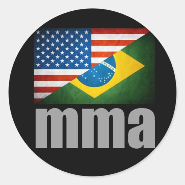 Pegatina de marcas de MMA (Anverso)
