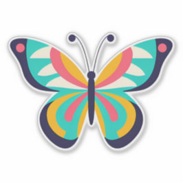 Pegatina de mariposa