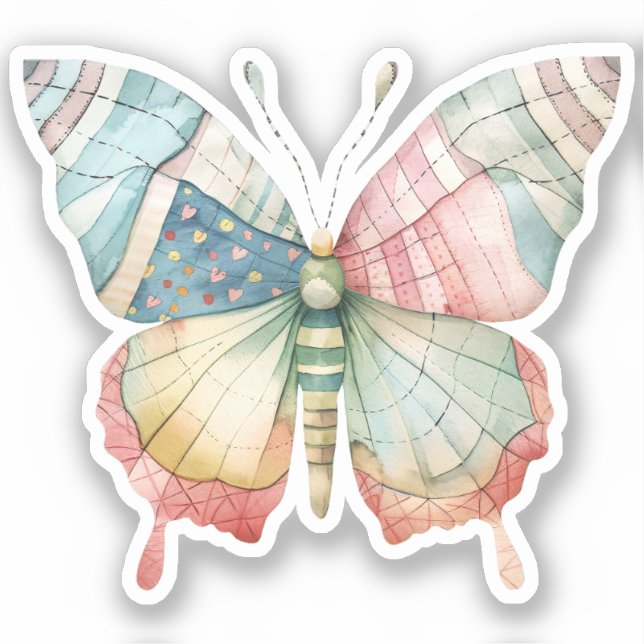 Pegatina de mariposa de Scrapbooking (Anverso)