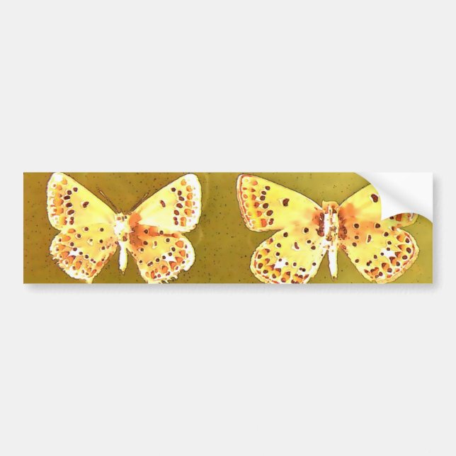 Pegatina de mariposas (Frente)