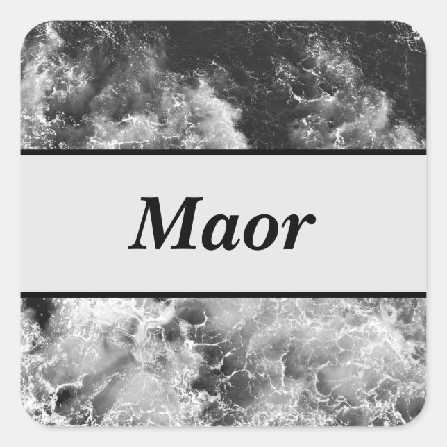 Pegatina De Mármol En Crisis (Anverso)