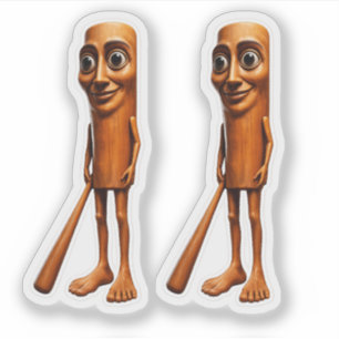 Pegatina de meme de Tung Tung Sahur