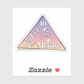 Pegatina de mes perfecto - Octubre