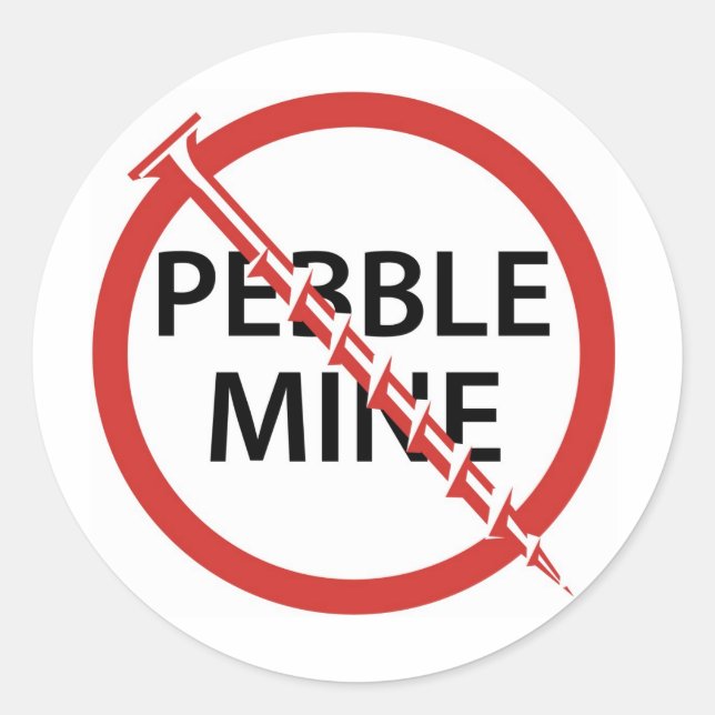 Pegatina DE MINAS DE PEBBLE DE TORNILLO (Anverso)