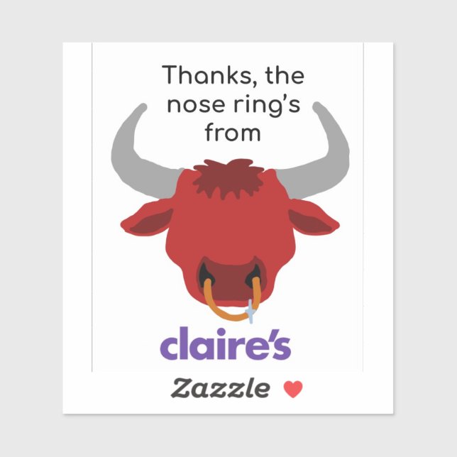 Pegatina de Minotaur (Hoja)