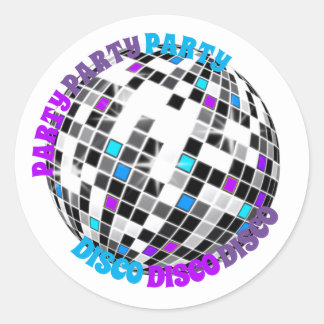 Pegatina de moda de Disco Ball