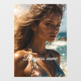 Pegatina de moda personalizada para ventana