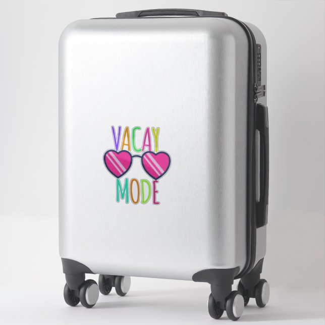 Pegatina DE MODO DE VACAY (Maleta)